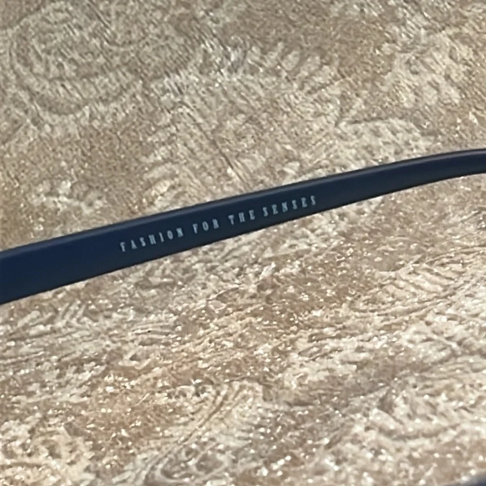Brand New True Religion Clubmaster Classic Square Metal Sunglasses Blue Accent